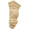 Ekena Millwork 5 1/8"W x 2 3/4"D x 9 3/4"H Thin Flowing Acanthus Corbel, Alder COR05X02X09ACAL - alternate 1